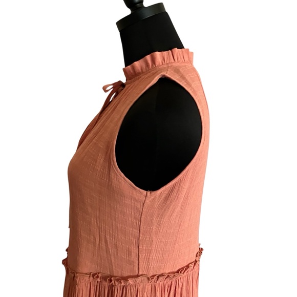 Anna-kaci Maxi Dress Peach Sleeveless Size Small - Picture 6 of 11